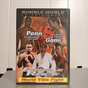 Hawaii Rumble on the Rock Penn vs Gomi DVD 2005 MMA BJ Penn Takanori Gomi NR UFC